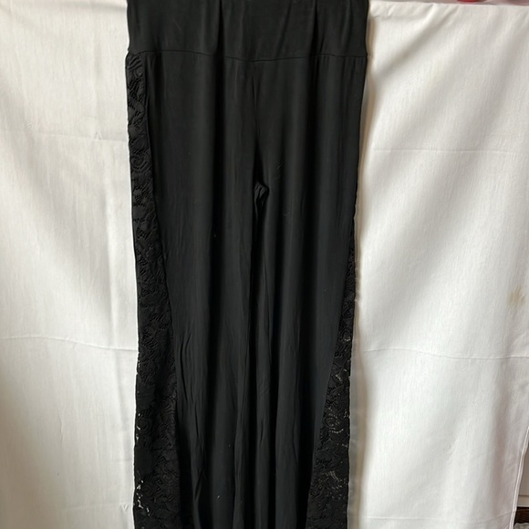 Wide Leg Black Pants - Picture 3 of 14